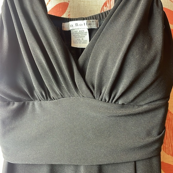 LaBelle Black Beauty! . Size small. Uneven hem, elastic upper back seam. - Picture 5 of 5